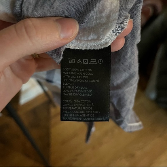 *2/15* Striped Button Down Tank - Picture 6 of 6